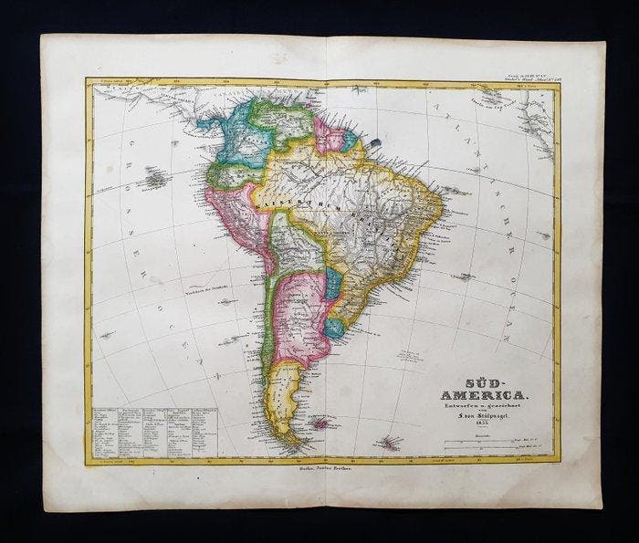 Zuid-Amerika - Zuid-Amerika / Argentinië / Chili / Brazilië, Livres, Atlas & Cartes géographiques