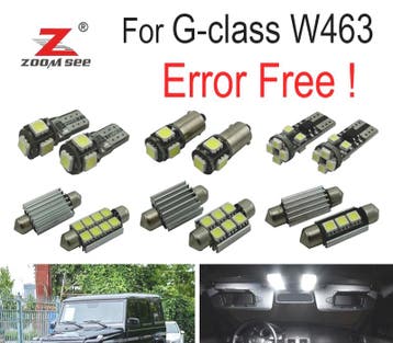 Kit 13 Ampoules Led Intérieur Pour Mercedes Classe G W463 G5, Verzenden