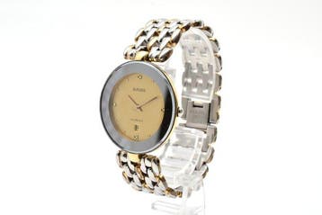 Rado - Florence 160.3677.2 Gold-Tone Quartz Date Two-Tone