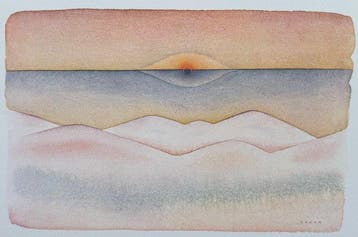 Jean-Michel Folon (1934-2005) - Paysage surréaliste