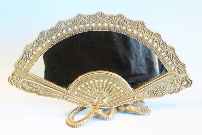 Tafelspiegel - Messing, Antiek en Kunst, Curiosa en Brocante