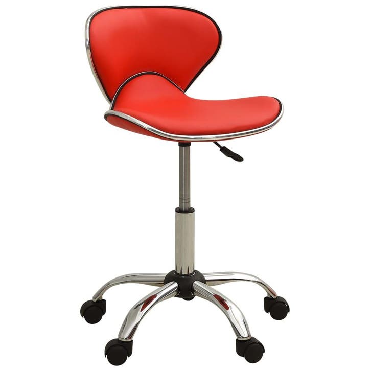 vidaXL Kantoorstoel kunstleer rood, Maison & Meubles, Chaises de bureau, Envoi