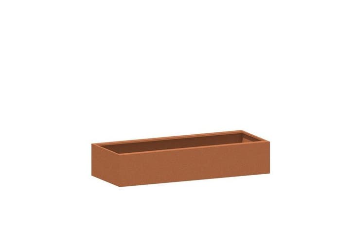 Cortenstaal plantenbak 200x80x40cm - Zonder bodem - HTDesign, Tuin en Terras, Bloembakken en Plantenbakken, 30 tot 60 cm, 100 cm of meer