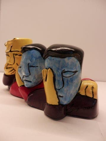Herman Brood (1946-2001), after - Beeldje, Horen Zien en