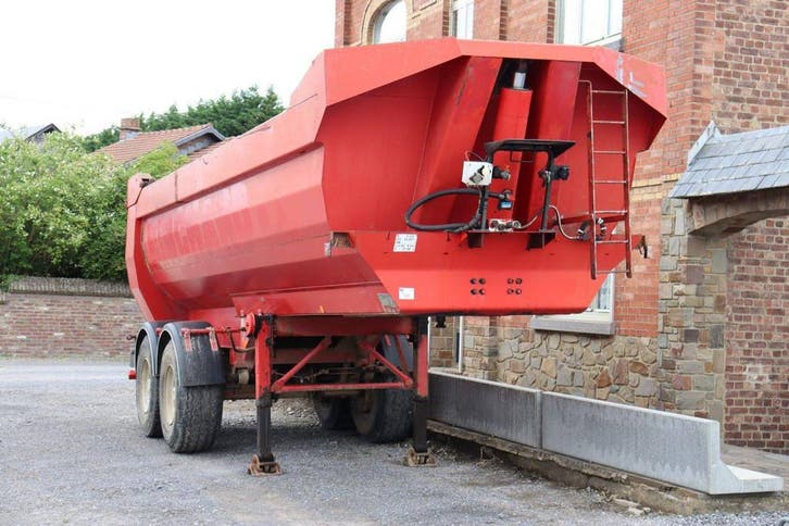 Veiling: Kipper Oplegger Robuste Kaiser S3302037 37000kg 199, Autos, Camions, Enlèvement