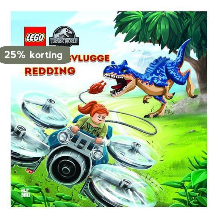 LEGO Jurassic World - Vliegensvlugge Redding 9789463850896, Boeken, Overige Boeken, Zo goed als nieuw, Verzenden