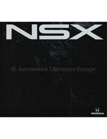 1992 HONDA NSX BROCHURE ENGELS, Nieuw