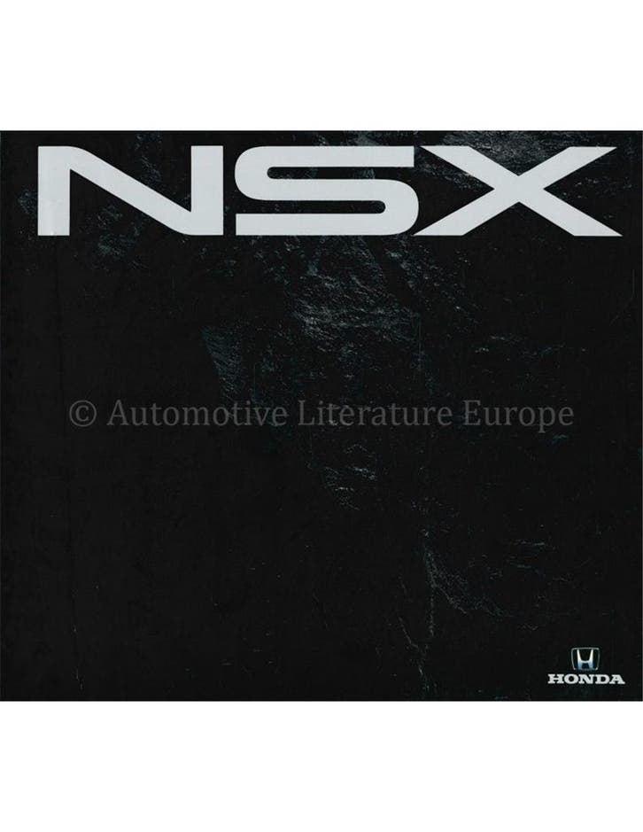 1992 HONDA NSX BROCHURE ENGELS, Boeken, Auto's | Folders en Tijdschriften
