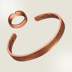 Set koperen gezondheids-klemarmband (6 magneten) plus, Ophalen of Verzenden