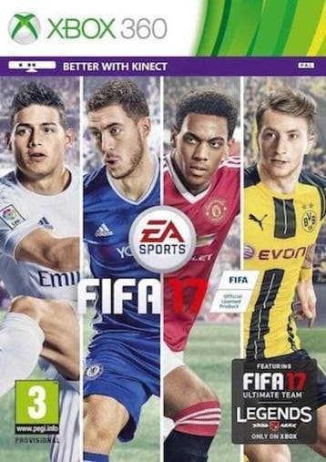 FIFA 17 (Xbox 360 Games), Games en Spelcomputers, Games | Xbox 360, Ophalen of Verzenden, Zo goed als nieuw