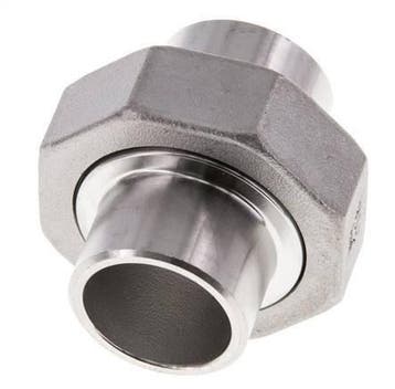 Union Connecteur droit 26.9mm Extrémité à souder Acier, Verzenden, Nieuw
