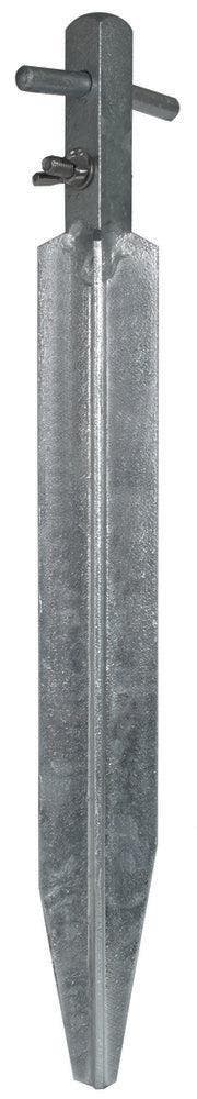 Dehn Piquet de terre StSt M8 Vis Wing Nut 600mm - 634160, Bricolage & Construction, Électricité & Câbles, Envoi