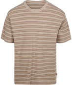 Levis T-Shirt Streep Vintage Kaki maat Maat 52/54 (L) Heren, Kleding | Heren, T-shirts, Verzenden, Nieuw, Maat 52/54 (L), Levi's