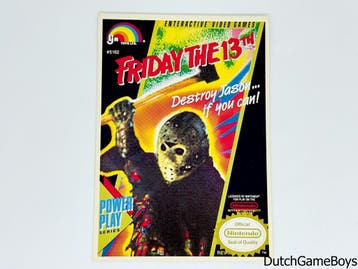 Nintendo NES - Friday The 13th - Store Display Card - USA, Verzenden