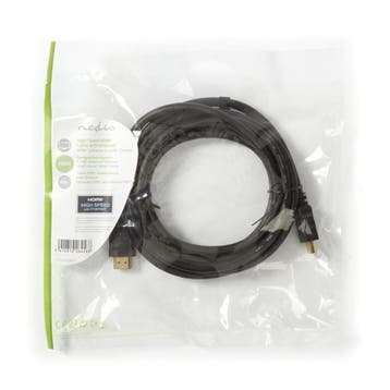 High Speed HDMI Kabel met Ethernet HDM Connector 3 meter, Ophalen of Verzenden, Nieuw