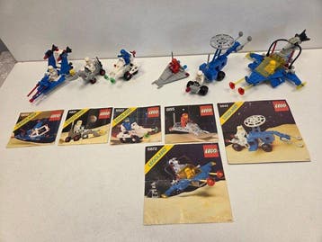 Lego Set - Space, Legoland - 6 Uniek Space sets met