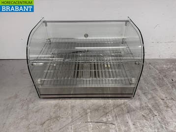 Vitrine Buffalo Hot Display en acier inoxydable 55 cm 230V, Verzenden, Nieuw in verpakking