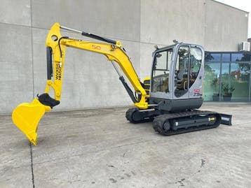Veiling: Rupsgraafmachine Wacker Neuson 50Z3 Diesel 2016, Ophalen
