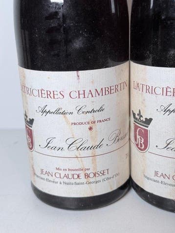1982 Jean Claude Boisset - Latricières-Chambertin Grand Cru, Verzamelen, Wijnen, Nieuw