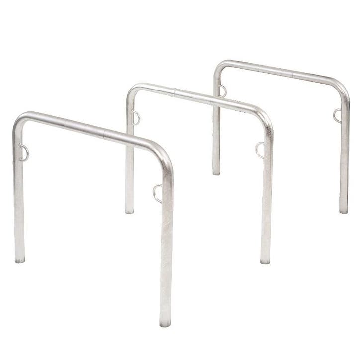 Fietsaanleunbeugel 2 fietsen Trust 125 cm Beton - 3 stuks, Vélos & Vélomoteurs, Accessoires vélo | Autres Accessoires de vélo
