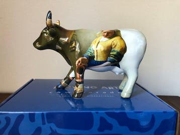 Beeldje - Cow Parade. Cowparade. Vermeer Cow. - Keramiek