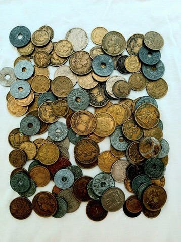 Frankrijk. 120+ coins | 1920-1951 | Very varied lot (Zonder