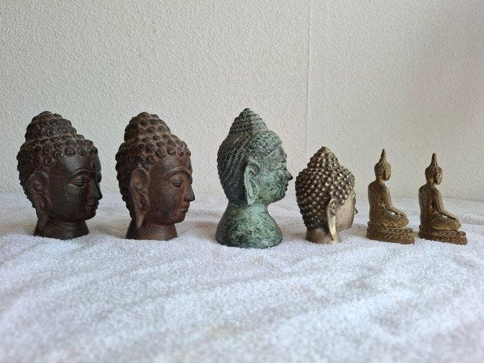 Boeddha (6) - Beeld - Thailand (Zonder minimumprijs), Antiquités & Art, Art | Art non-occidental