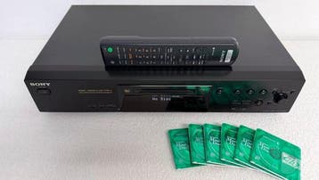 Sony - MDS-JE 480 + 6 lege Maxell minidiscs - Minidisc deck, Nieuw