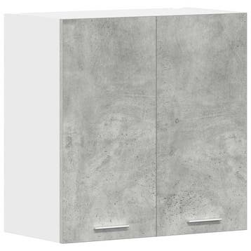 vidaXL Keukenbovenkast 60x31x60 cm spaanplaat betongrijs, Huis en Inrichting, Verzenden, Nieuw