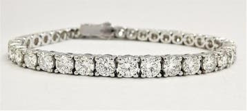 Zonder minimumprijs - Armband - 14 karaat Witgoud - 13.80ct., Nieuw