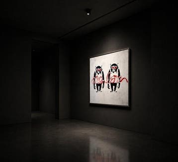 FreeSpeech (XX) - ROBOTIC PASSION DISPLAY - XL - Banksy, Antiek en Kunst, Kunst | Schilderijen | Modern