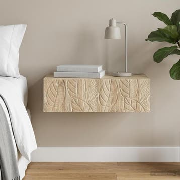 vidaXL Wandgemonteerde Zijtafel 87,5 x 34,5 x 17 cm Bewerkt, Verzenden, Nieuw