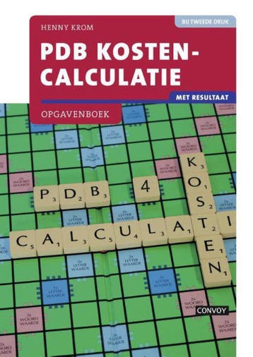 PDB kostencalculatie 9789463170376 Henny Krom, Verzenden, Zo goed als nieuw, Henny Krom