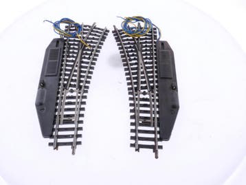 Schaal H0 Märklin 2261 K-rail paar elektronische wissels..., Ophalen of Verzenden, Rails