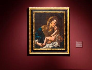 Paolo de Matteis (1662 – 1728), Werkplaats van - Madonna col