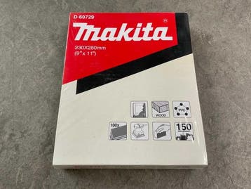 Veiling - 5x Makita schuurpapier 100-pack D-60729