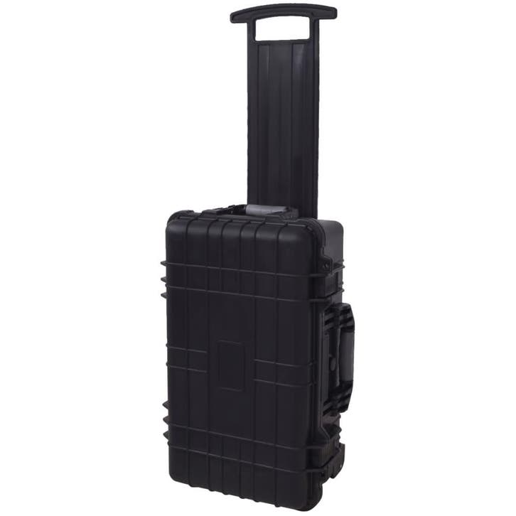 vidaXL Hardcase transportkoffer met wielen en schuimen, TV, Hi-fi & Vidéo, Photo | Sacs pour appareil, Envoi