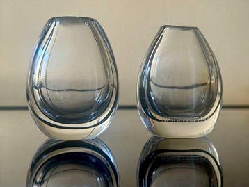 Kosta Boda - Vicke Lindstrand - Vaas (2) - LH 127 - Glas -