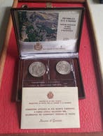 Saint-Marin. 1000 Lire 1986 Dittico 2 Monete Argento+ 500 in