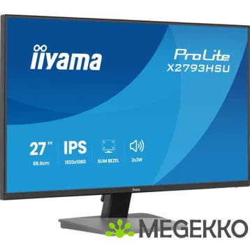 Iiyama ProLiteX2793HSU-B1 27  Full HD 120Hz IPS Monitor, Computers en Software, Verzenden, Nieuw