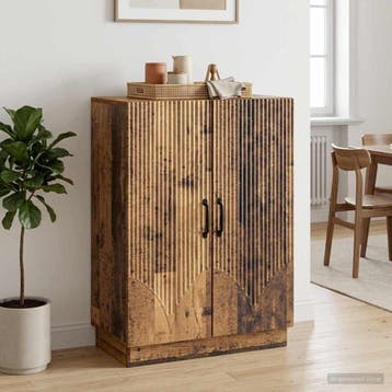 vidaXL Dressoir Oud hout 66 x 34,5 x 87 cm Bewerkt hout, Verzenden