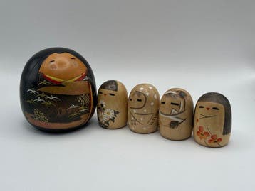 Creatieve schattige kokeshi-pop - Hout - Ta Sekiguchi,