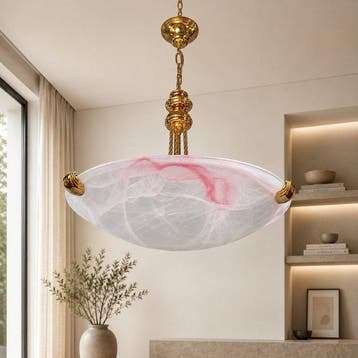Lamp - Glas, Messing