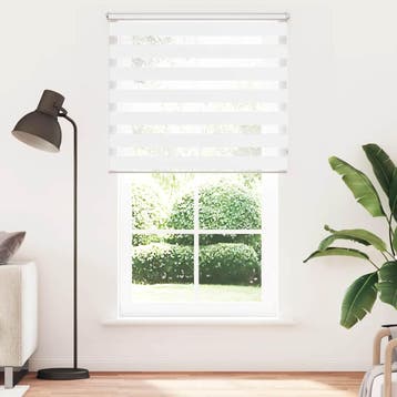 vidaXL Zebra rolgordijn 120,9 x 230 cm stofbreedte 116,7 cm, Verzenden