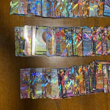 Pokémon - 100 Bulk kaarten - ALL EX RR Foil - Scarlet &, Nieuw