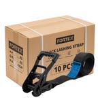 10x FORTEX 1-delige spanband met ratel - 50mm - 2500/5000daN, Verzenden