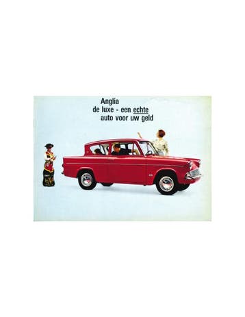1965 FORD ANGLIA DELUXE / ESTATE DELUXE BROCHURE NEDERLANDS, Ophalen of Verzenden, Nieuw