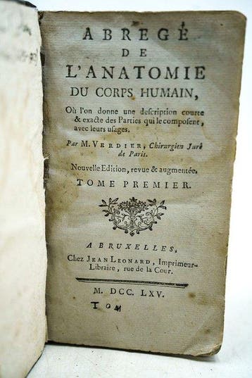 César Verdier - Abrégé de lanatomie du corps humain, où