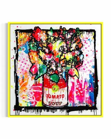 Mikko - Koons Flowers On Campbells Soup - XL [Unq 1/1]