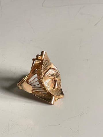 Ring - 18 karaat Geel goud, Nieuw